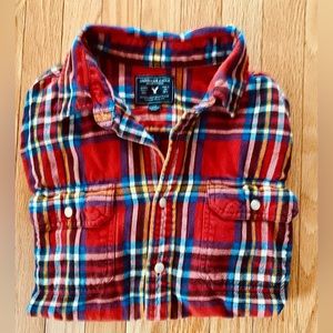 American Eagle 🦅 Flannel Shirt - Men’s Large - Great Gently Used Condition